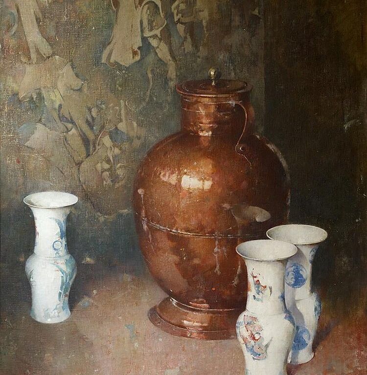 Emil Carlsen : Copper and porcelain, 1928.