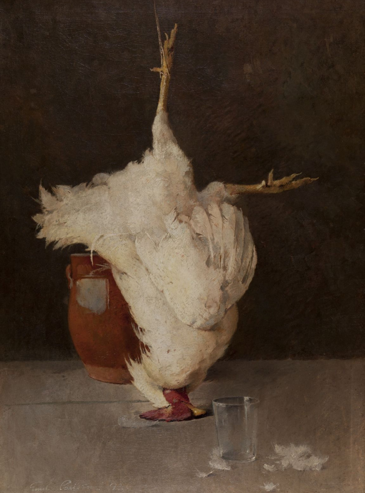 Emil Carlsen Still Life (The White Rooster), 1892