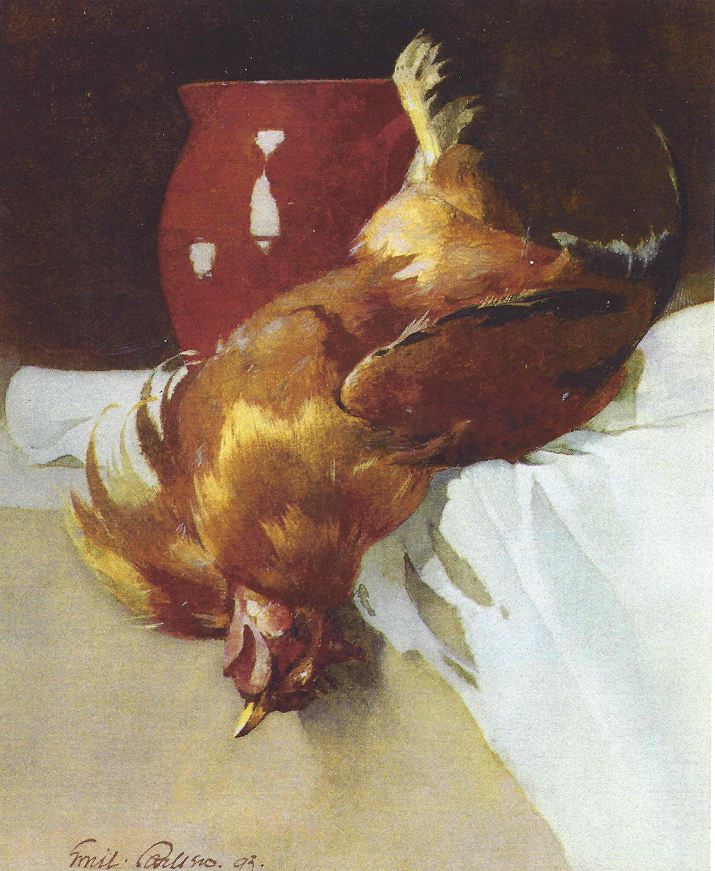 Red Jug and Chicken (also called Still life (52)), 1893