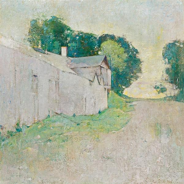 Emil Carlsen The Lane (also called Connecticut Farmhouse), 1928
