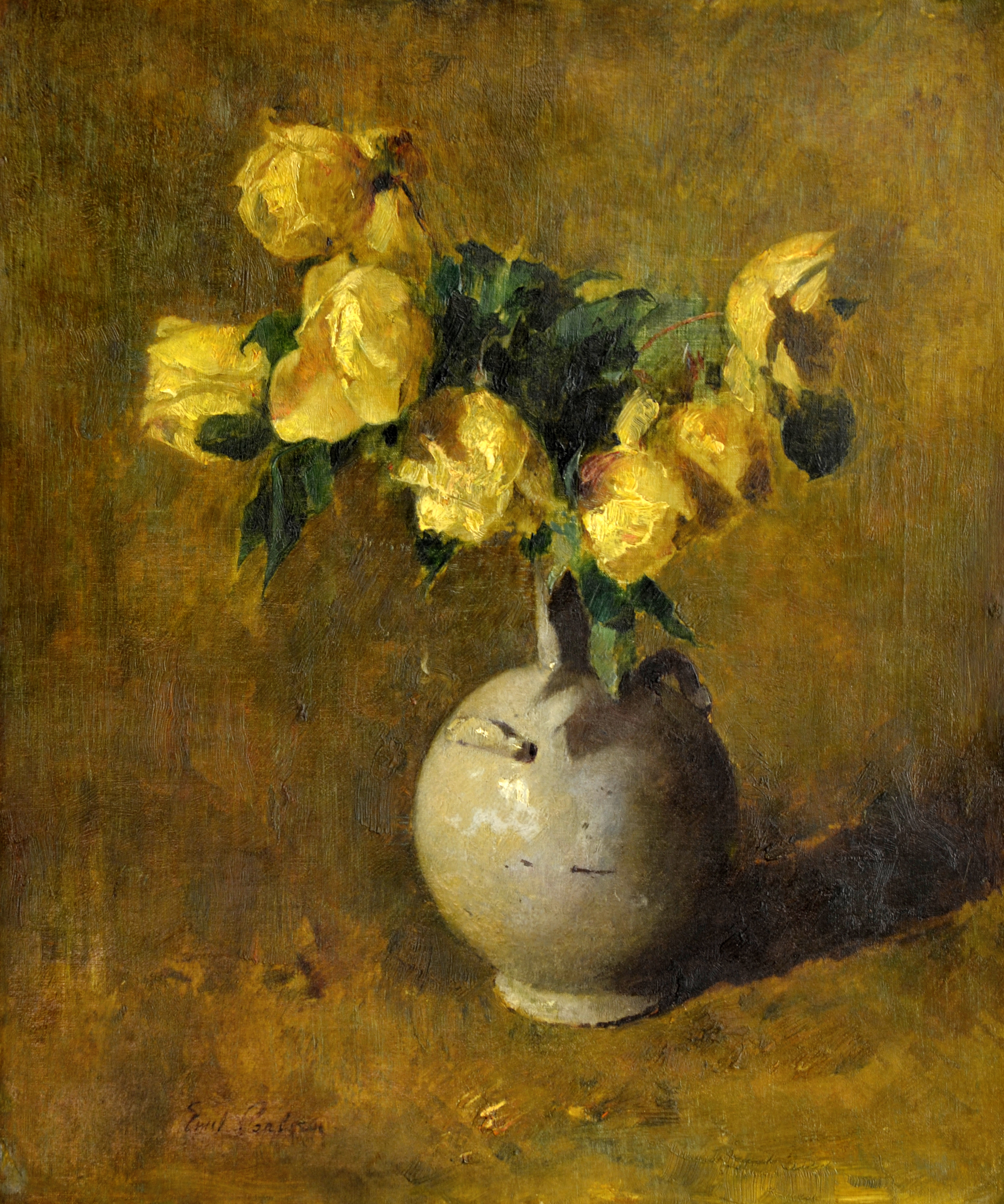 Emil Carlsen Yellow Roses, c.1897