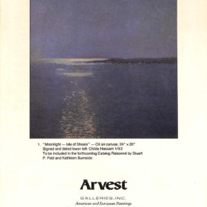 Gallery Catalog: Arvest Winter 1988