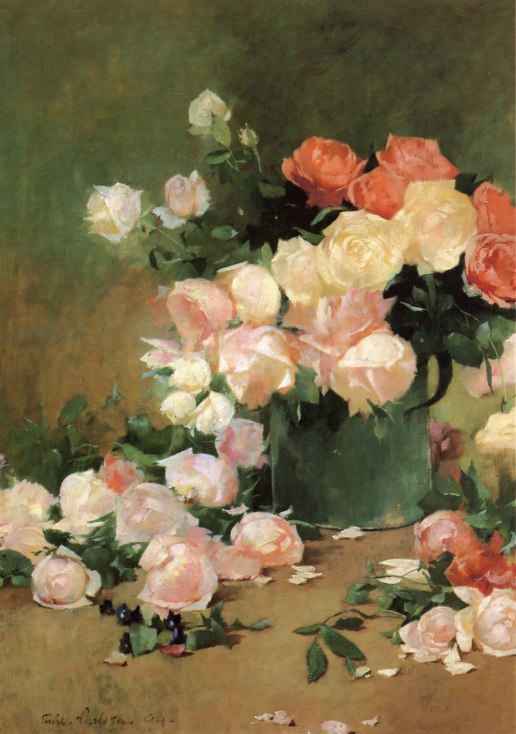 Emil Carlsen : Roses, 1894.