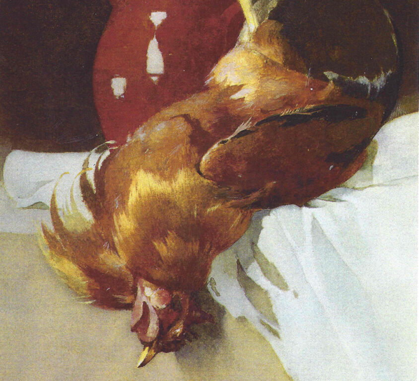 Red Jug and Chicken (also called Still life (52)), 1893