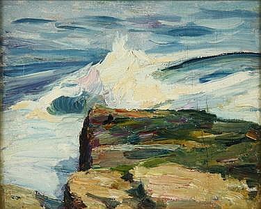 Emil Carlsen Crashing Waves, c.1914