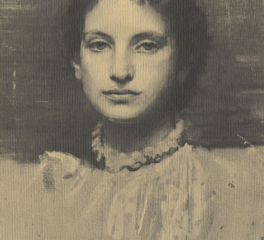 Emil Carlsen Portrait of the Artist's Wife (Luella May), c.1887