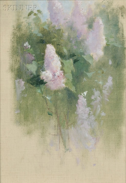 Emil Carlsen Study of Lilacs in Bloom, c.1922