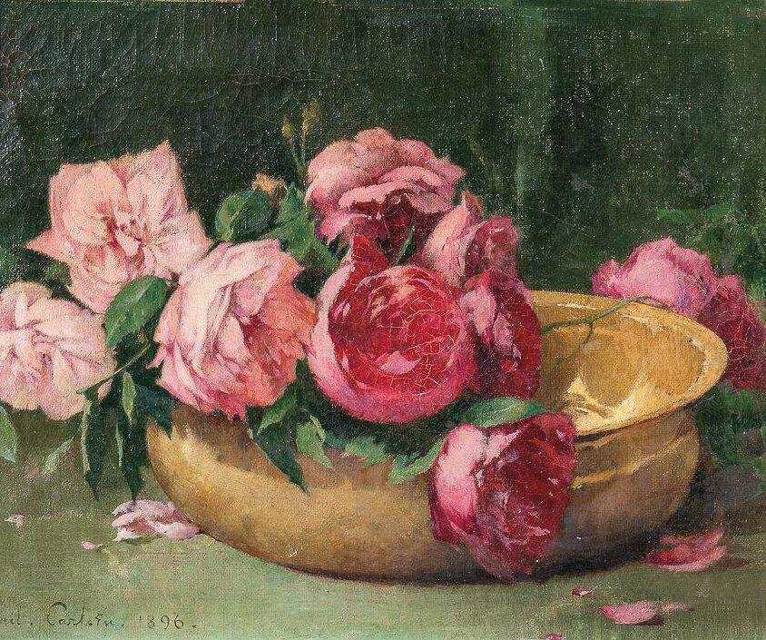 Emil Carlsen : Swooning roses, 1896.