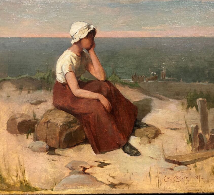Emil Carlsen : Seaside thoughts, 1881.