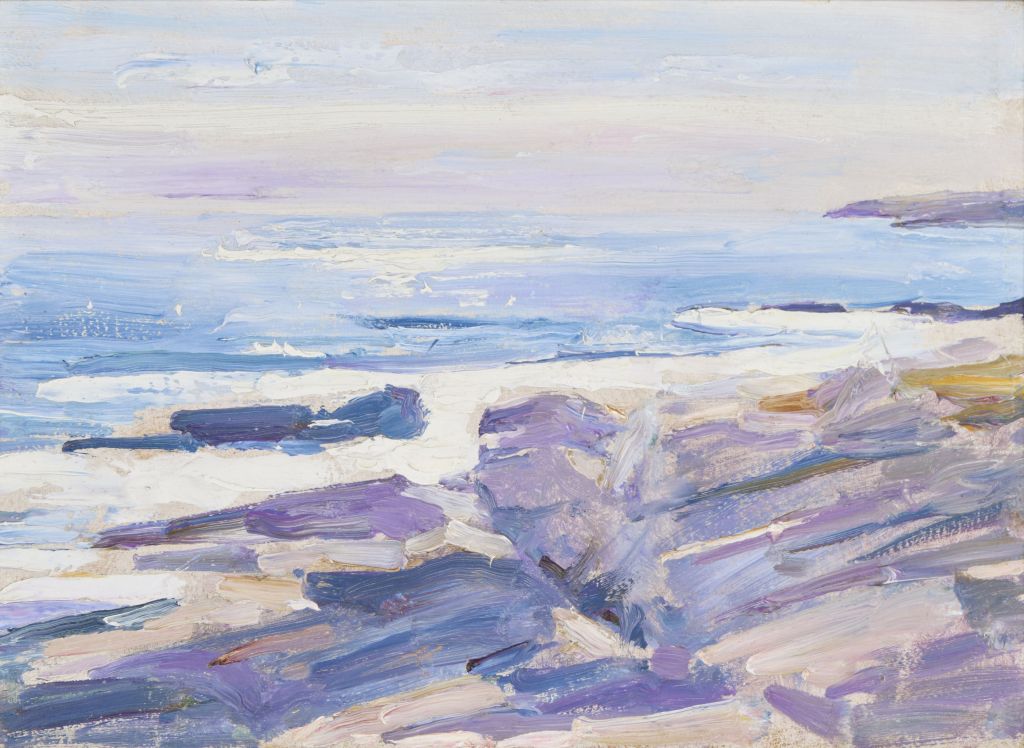 Emil Carlsen : Rocky coast, ca.1923.