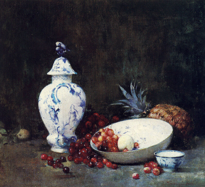 Emil Carlsen China and Cherries, c.1893