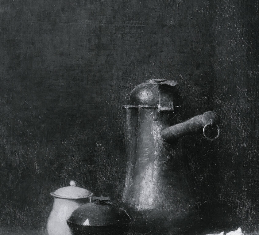 Emil Carlsen : The chocolate pot, ca.1927.