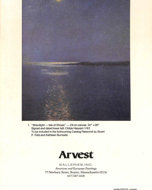 Gallery Catalog: Arvest Winter 1988